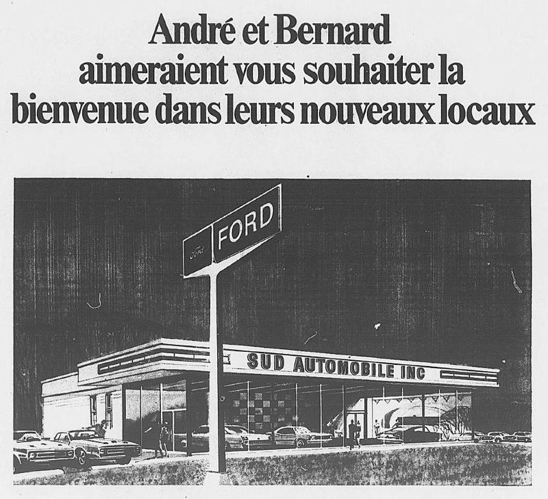 Publicitée de Sud Automobiles Inc... Sud110