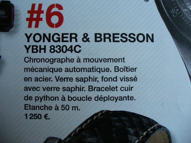 montre femme - Yonger & Bresson P1100012