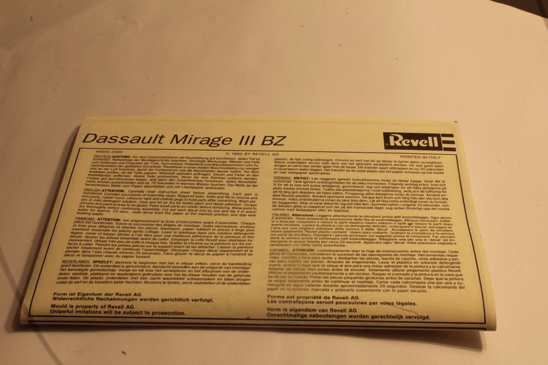 [MATCHBOX] DASSAULT MIRAGE III B 1/72ème  Réf 40044 Notice Img_1119