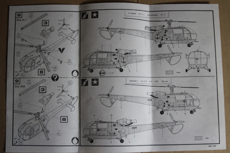 SUD AVIATION SA 316/319 ALOUETTE III 1/72ème Réf 225, 80225, 80286, 80289 et 85007 Edition limité Img_9115