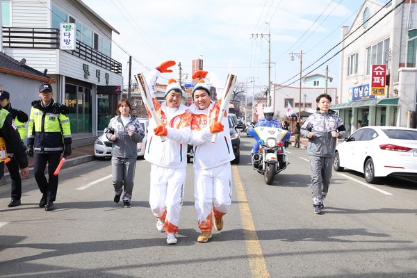 03 MARS 2018 ALLUMAGE DE LA FLAMME A CHEONGDO 20180314