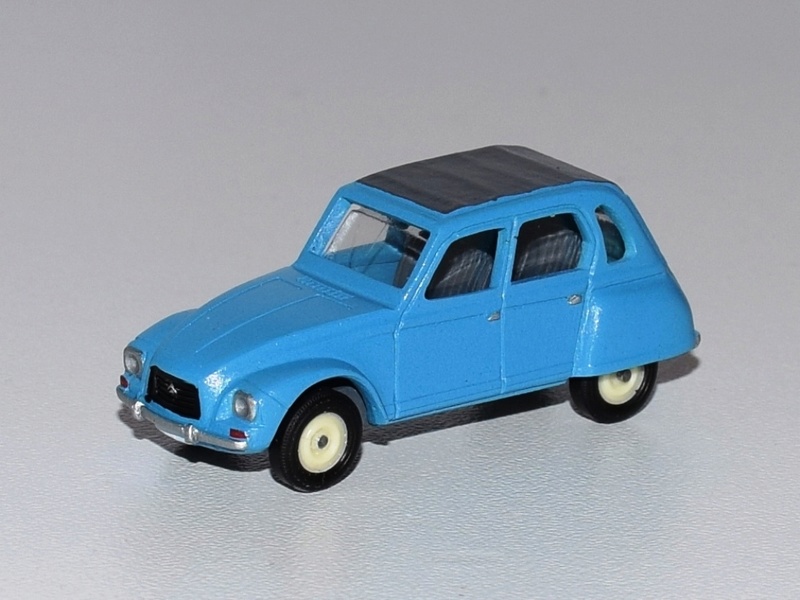 Les Citroën Dyane et Acadiane au 1/87 00531