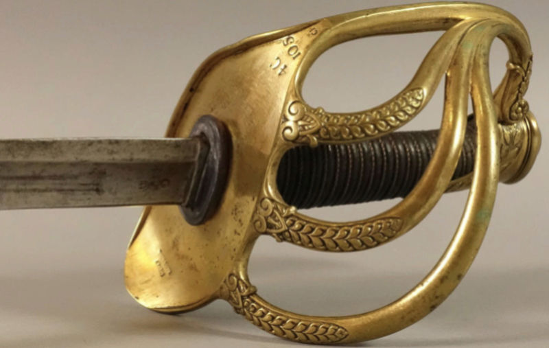 Un sabre d’officier de cavalerie de ligne modèle 1822 Captur14