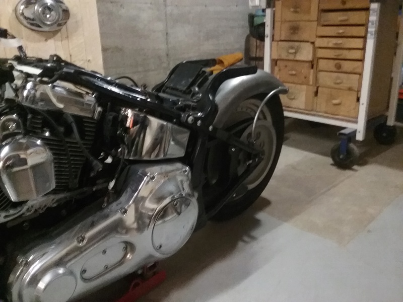 Nouveau projet sur un softail 20180215