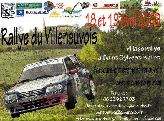Rallye du Villeneuvois - 18 et 19 Avril 2009 Villen10