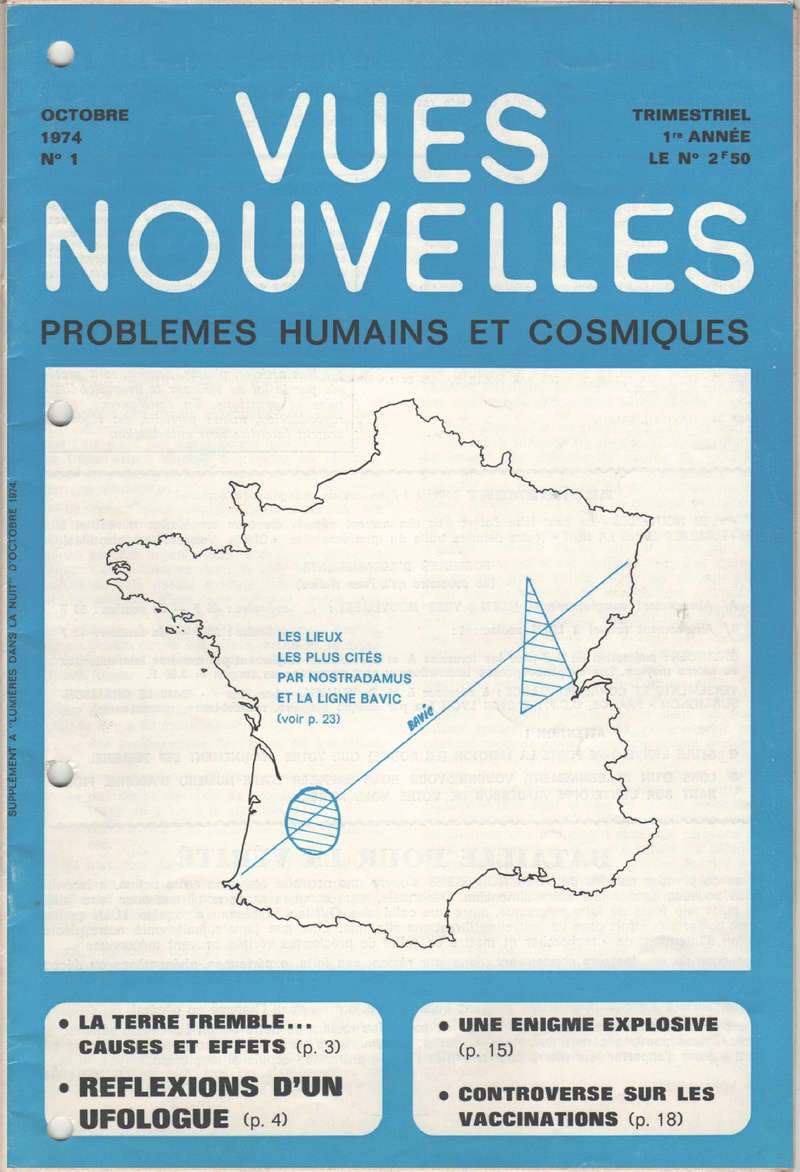 Vues Nouvelles n° 01 - Octobre 1974 Vues_n10