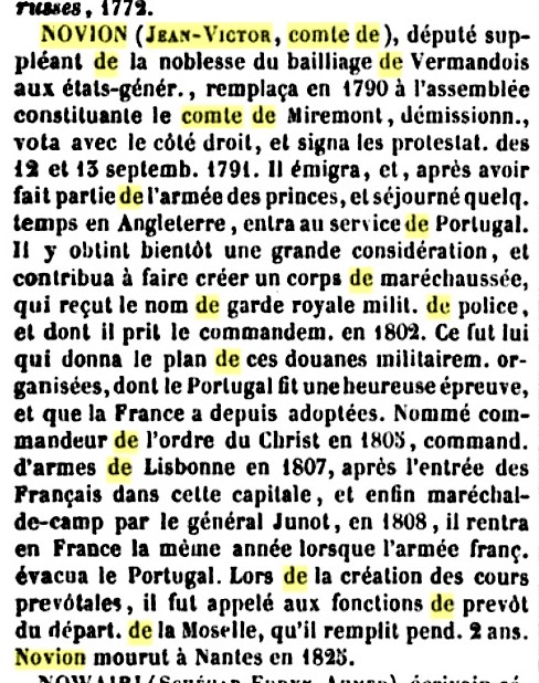 Lettres d'accréditation, de recommandation du Comte de Novion. Sans_t10