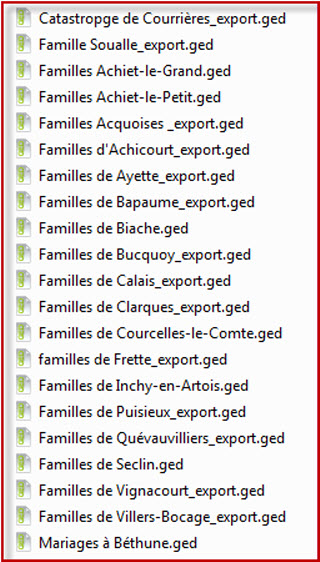 Familles en Hauts de France Liste10