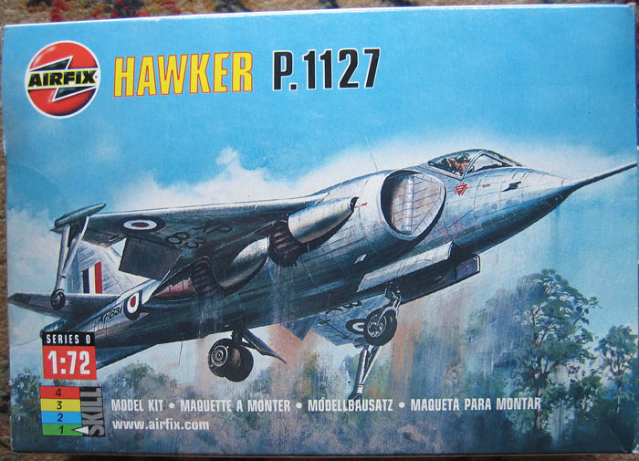 Hawker P1127 Prototype du célèbre Harrier bien connu - Base Airfix - 1/72. Harrie10