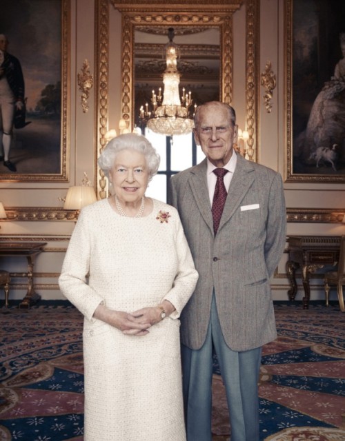 La reine Elizabeth II et le prince Philip fêtent leurs noces de platine 201710