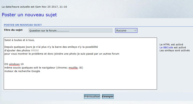 Question sur le forum.............. Pb_for10