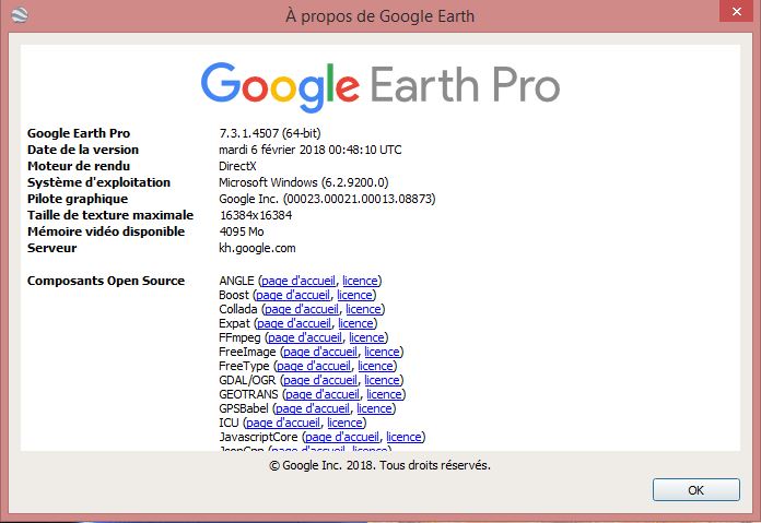 Où télécharger l'exécutable COMPLET de Google Earth (pour Windows) ? (filehippo.com) ? Tsge_569