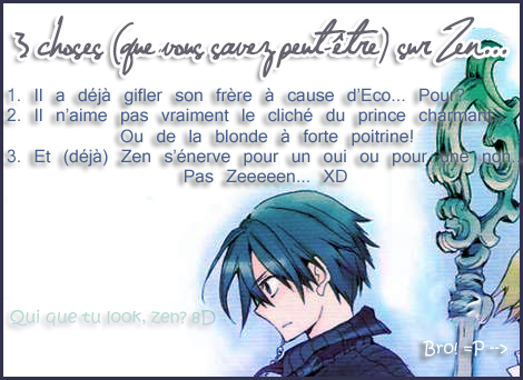 Regarde une feuille de personnage Zen10