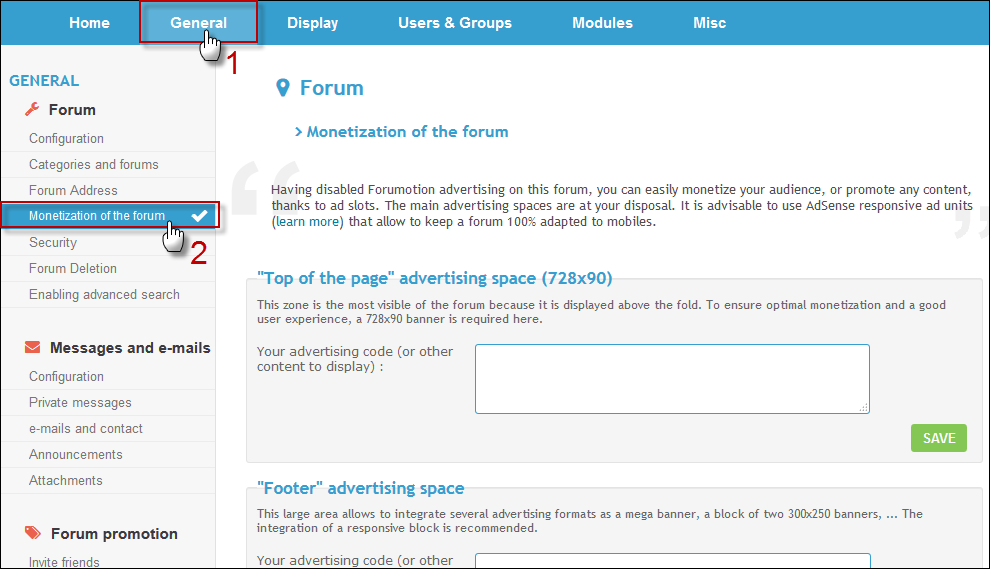 Monetizarea forumului dumneavoastră Moneti11