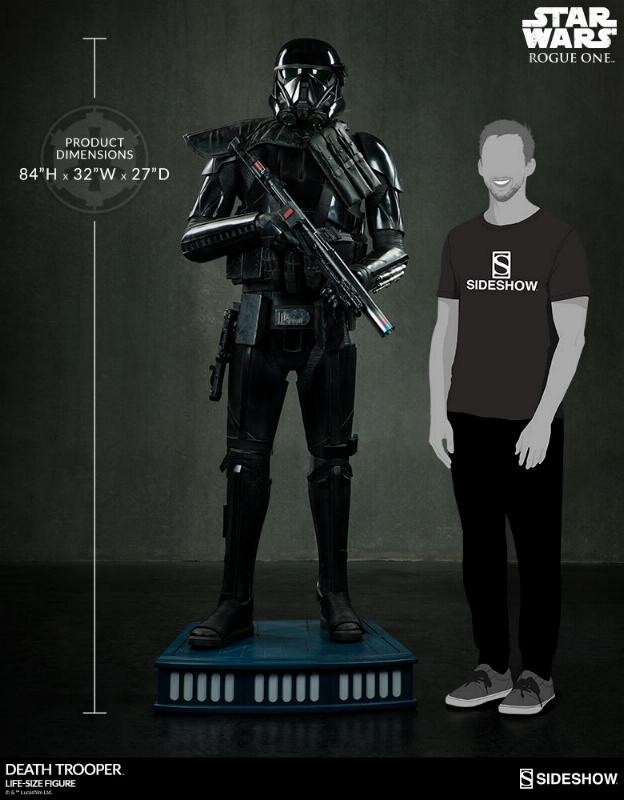 Sideshow Star Wars Rogue One Death Trooper Life-Size Figure Deatht14