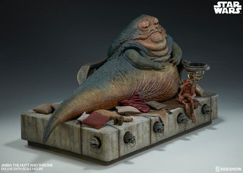 Sideshow - Jabba & Throne Deluxe Sixth Scale Figure Set Jabba_37