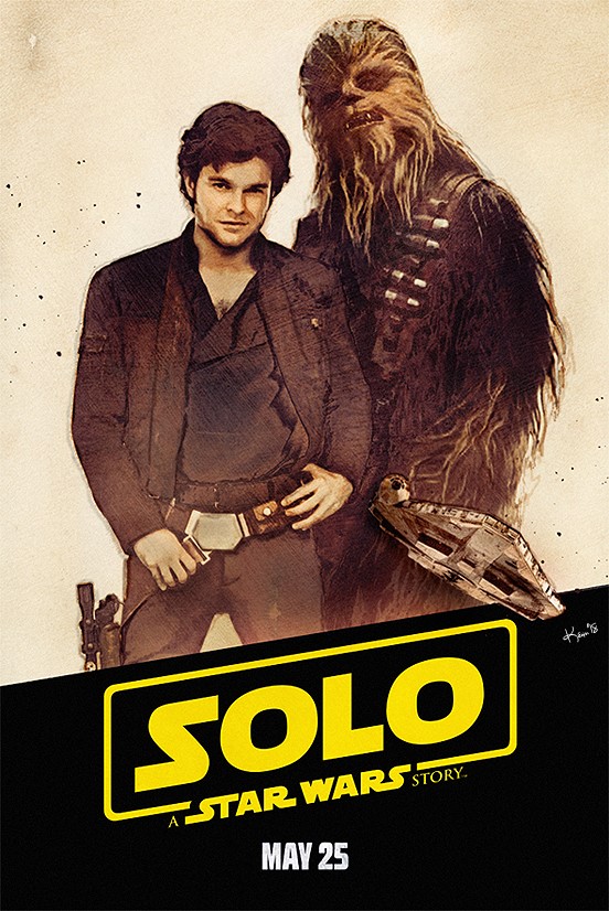 Solo - LES AFFICHES/POSTER de Star Wars HAN SOLO  Poster38