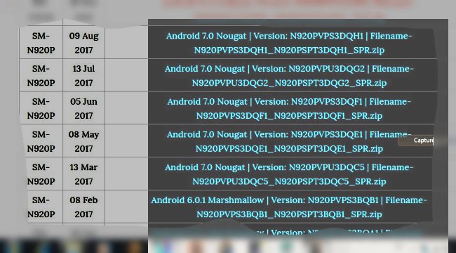 Galaxy Note 5 n920 P tous les Firmwares 2015 a 2917 Note_511