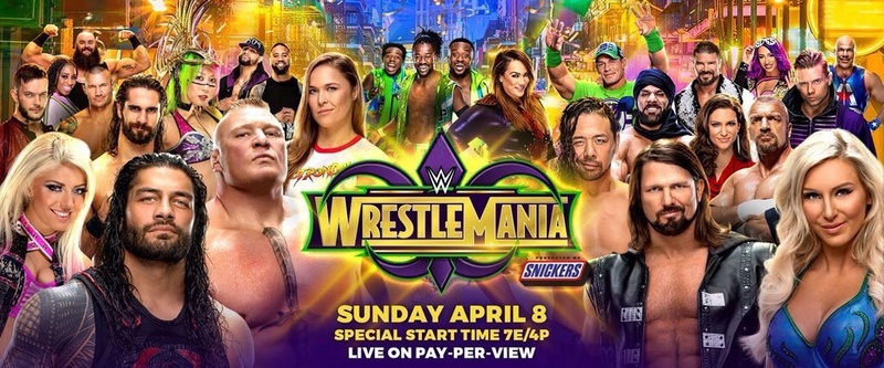 Wrestlemania 34 le 8 avril 2018 à La Nouvelle Orléans Affich11