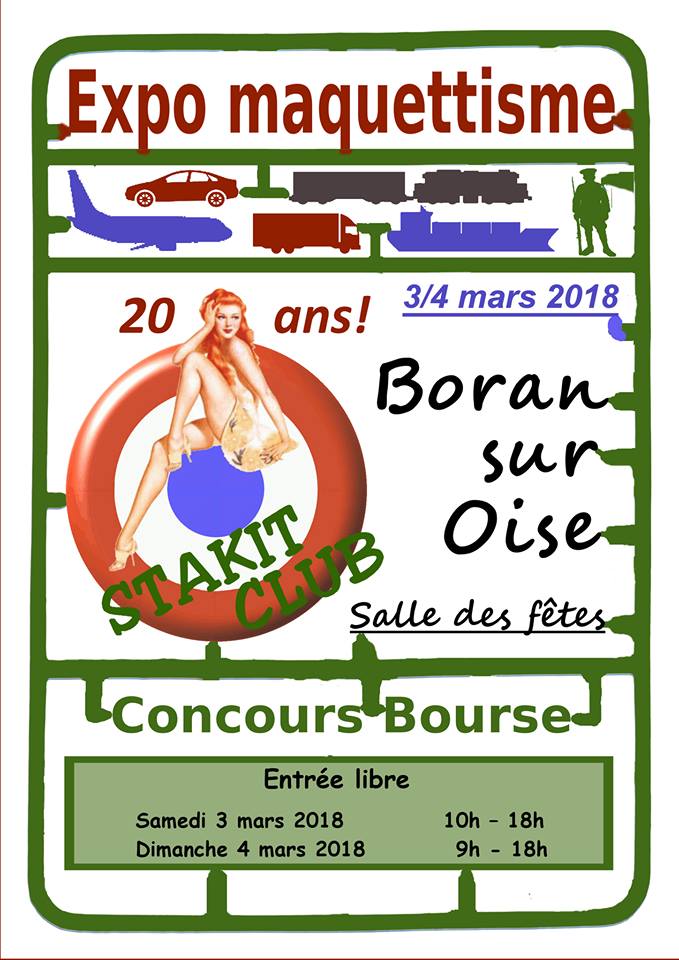 (03) - Mars 2018 : 03 ET 04 : Exposition de Modélisme à BORAN SUR OISE 60820. 23517910