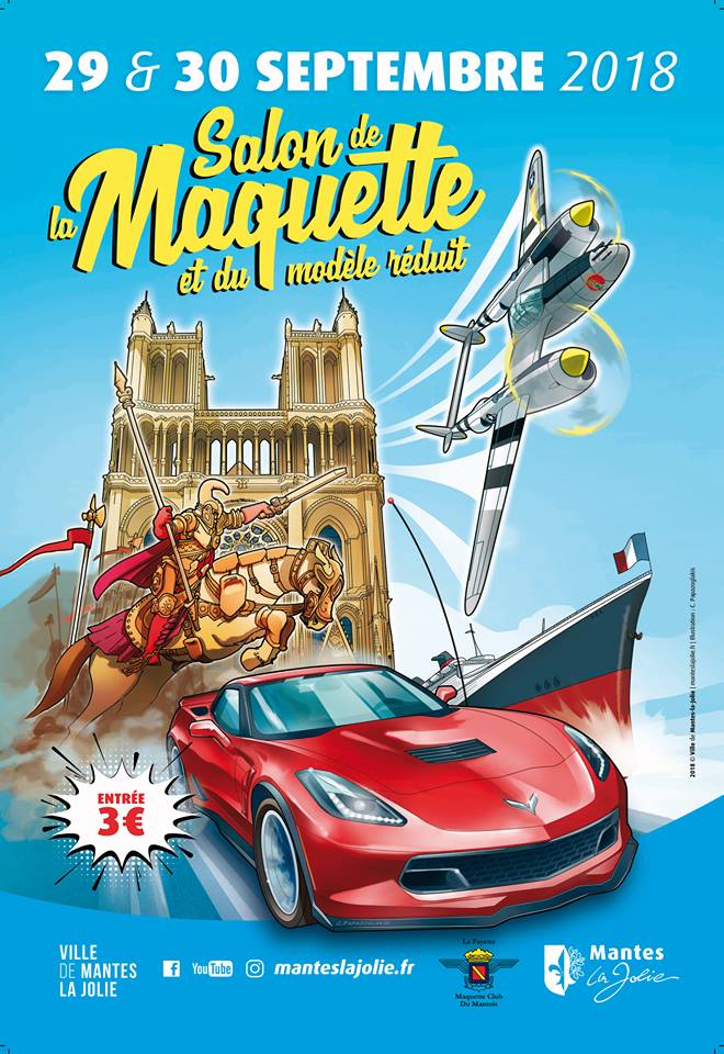 (09) - Septembre 2018 : 29 et 30 : Exposition de Maquettes à MANTES LA JOLIE 78200. 26730710