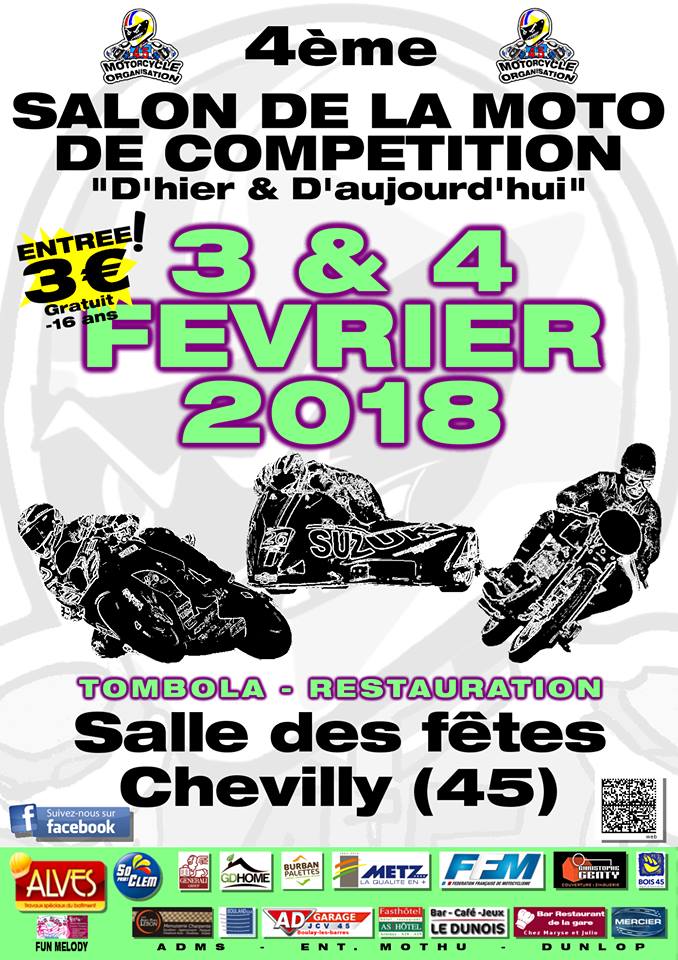 Chevilly (45) salon moto compétition ancienne 3 et 4 fevrier Image13