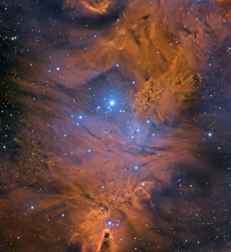 Région de NGC 2264 en HSO Hso70_10