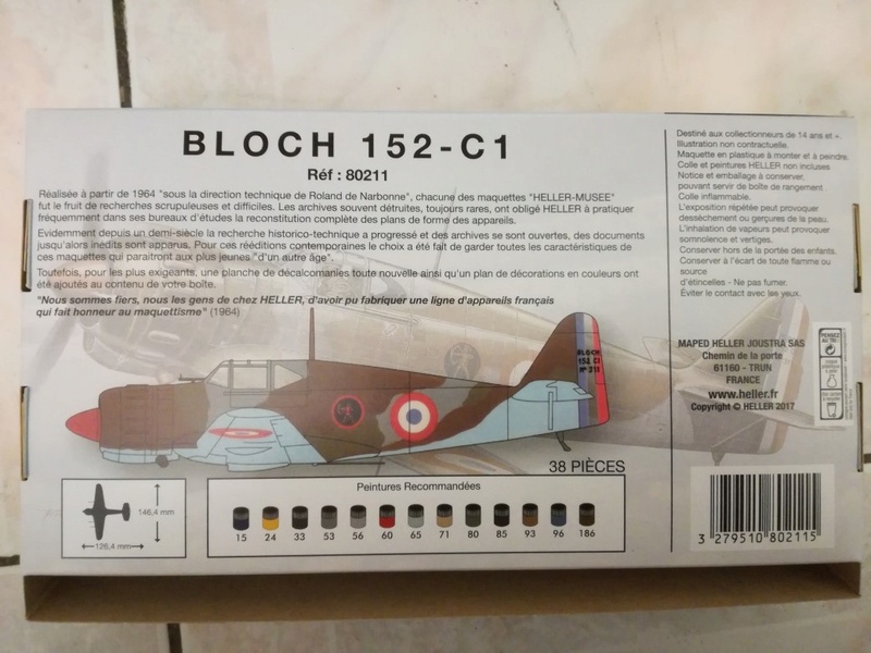 BLOCH MB 152 1/72ème Réf 80211 310