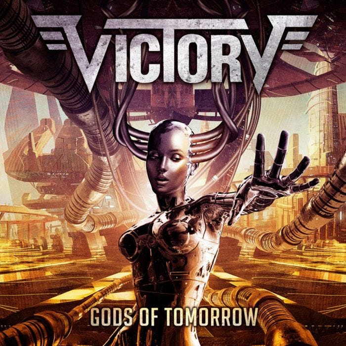  VICTORY Gods of Tomorrow (2021) Heavy Metal Allemagne 1000x140