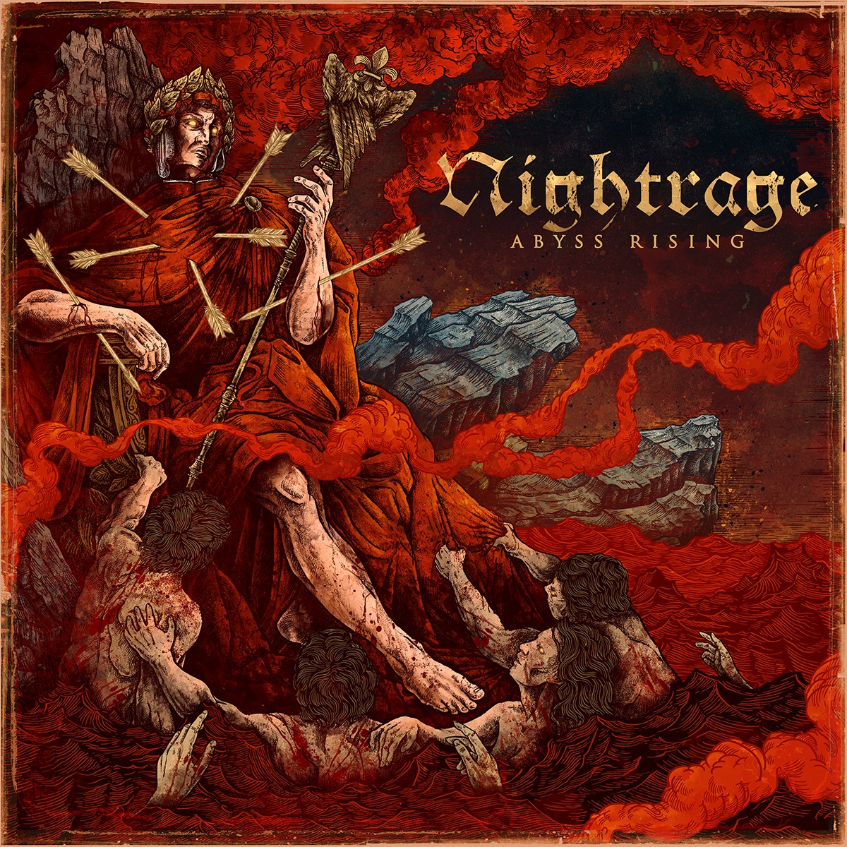 NIGHTRAGE Abyss Rising (2022) Death Melodic Grèce/Suède 24818210