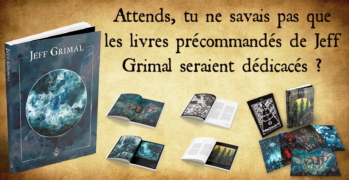 ARTBOOK de Jeff Grimal aux Éditions Flammes noires est arrivé ! 30161310