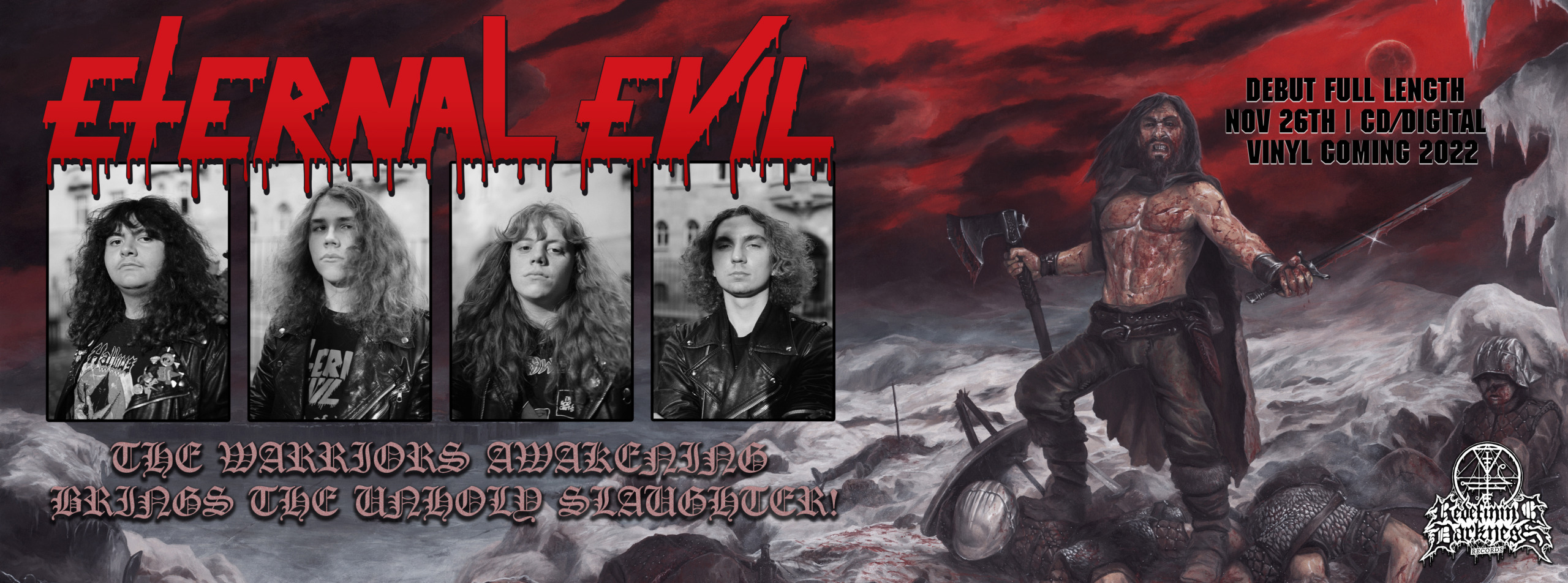 ETERNAL EVIL The Warriors Awakening Brings the Unholy Slaughter (2021) Thrash Metal  Suède Eterna10