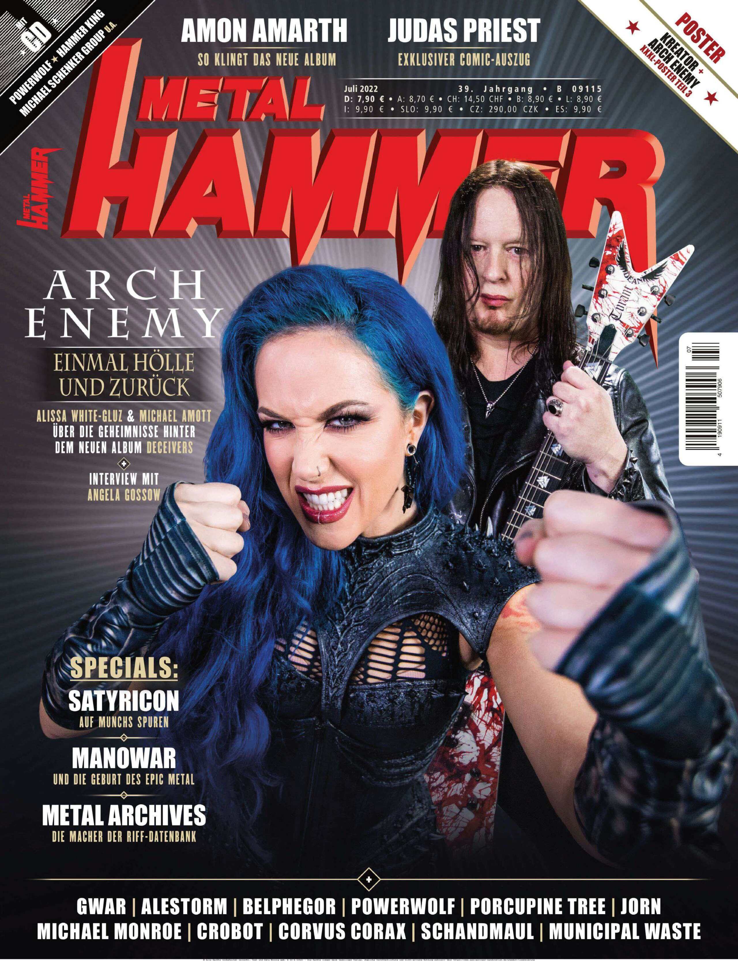 METAL HAMMER Juillet 2022 (Allemagne) AMON AMARTH en CD Metal_61