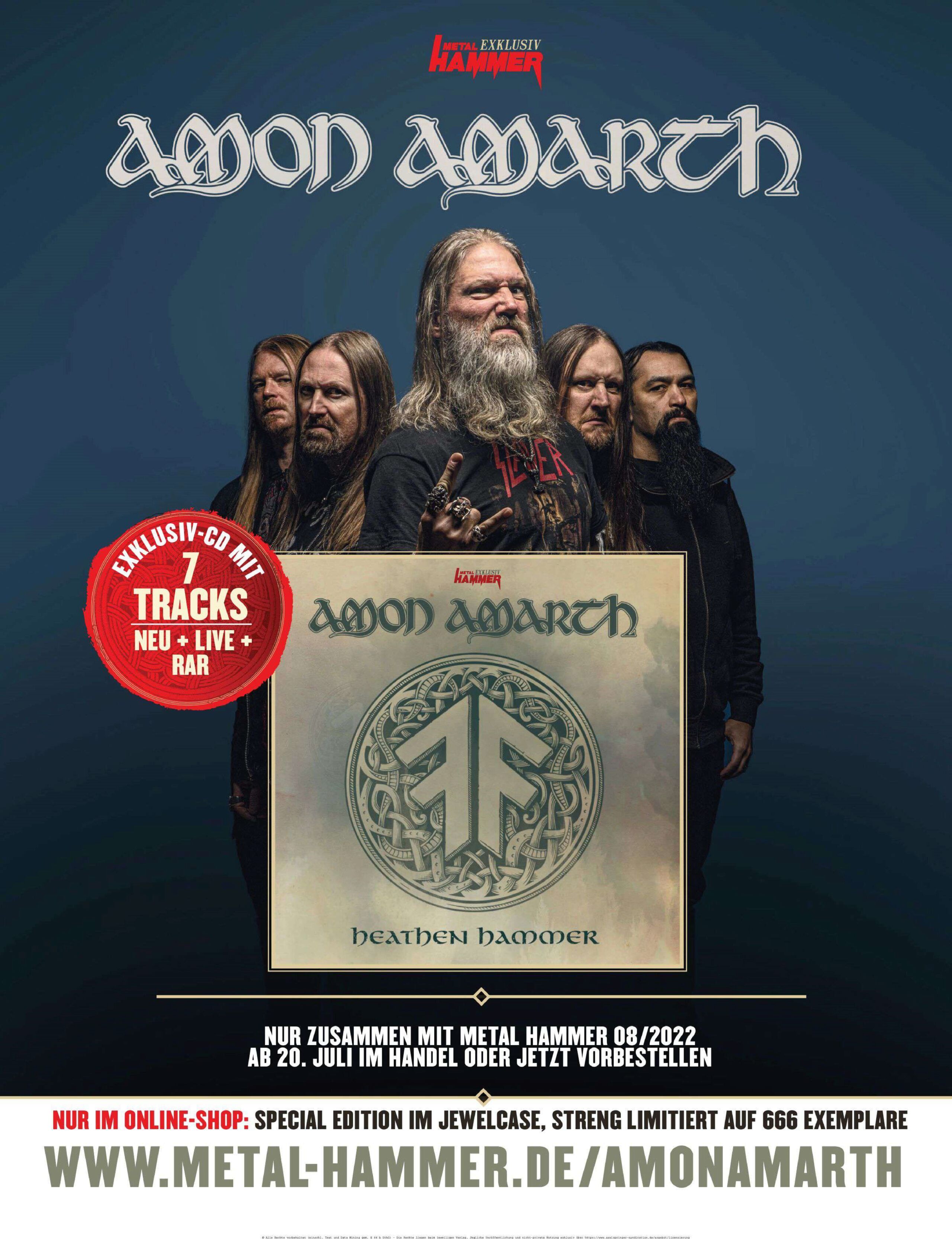 METAL HAMMER Juillet 2022 (Allemagne) AMON AMARTH en CD Metal_62