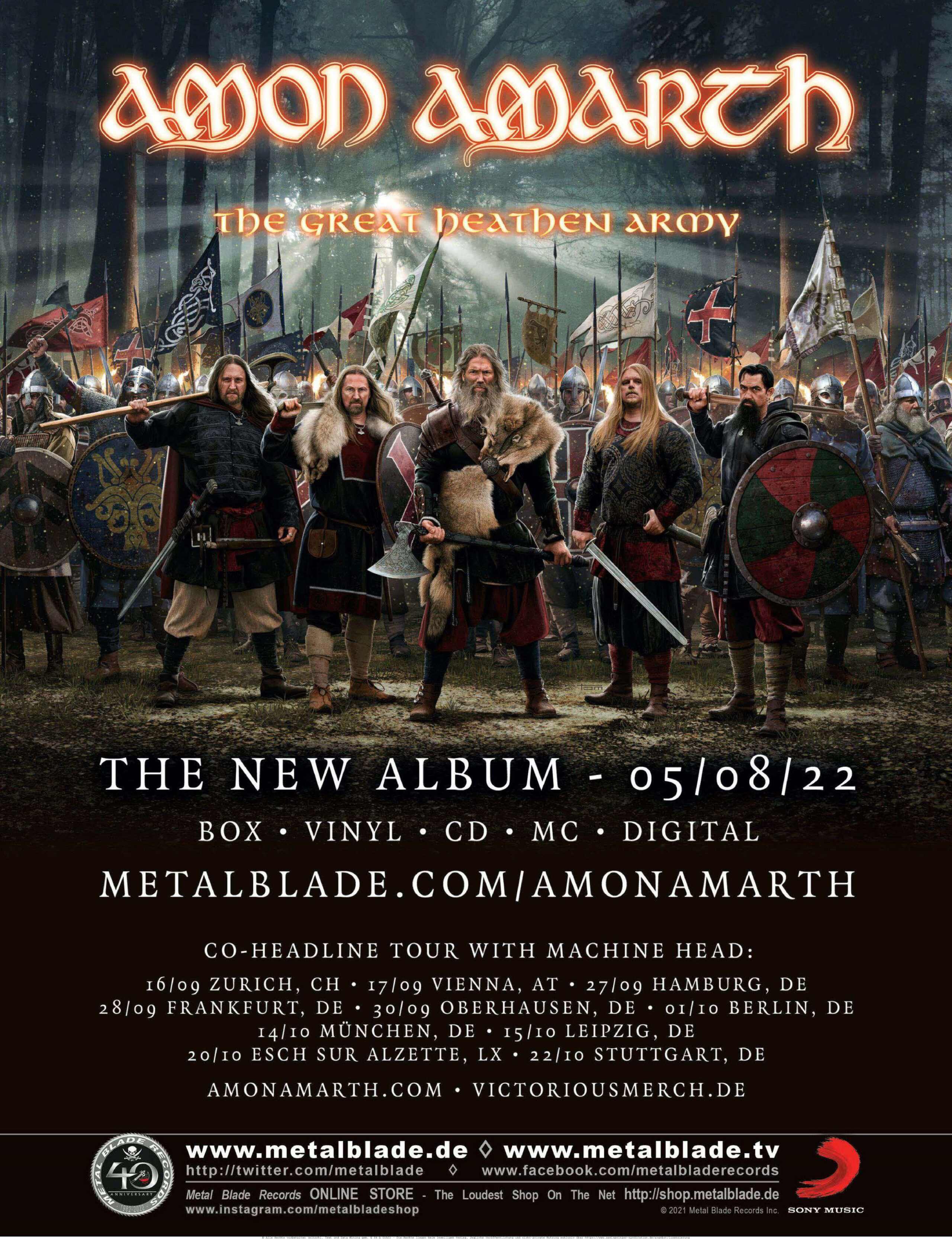 AMON AMARTH The Great Heathen Army (2022) Viking Metal Suède Metal_65