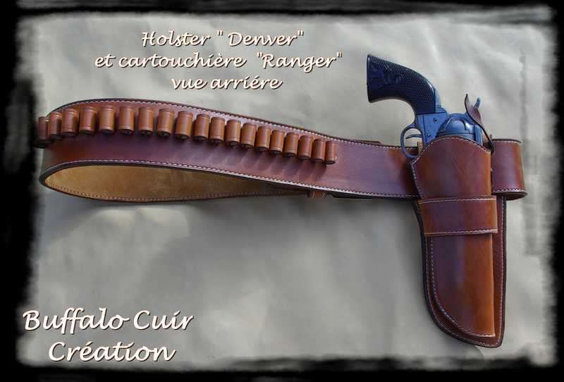 holster "denver" et cartouchière "Ranger" Ensemb12