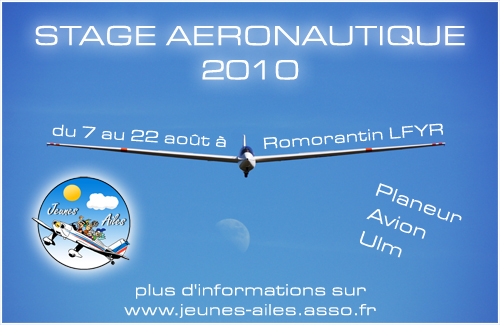 Stage Aéro JA 2010 : vol à voile, ulm, avion Stage-10