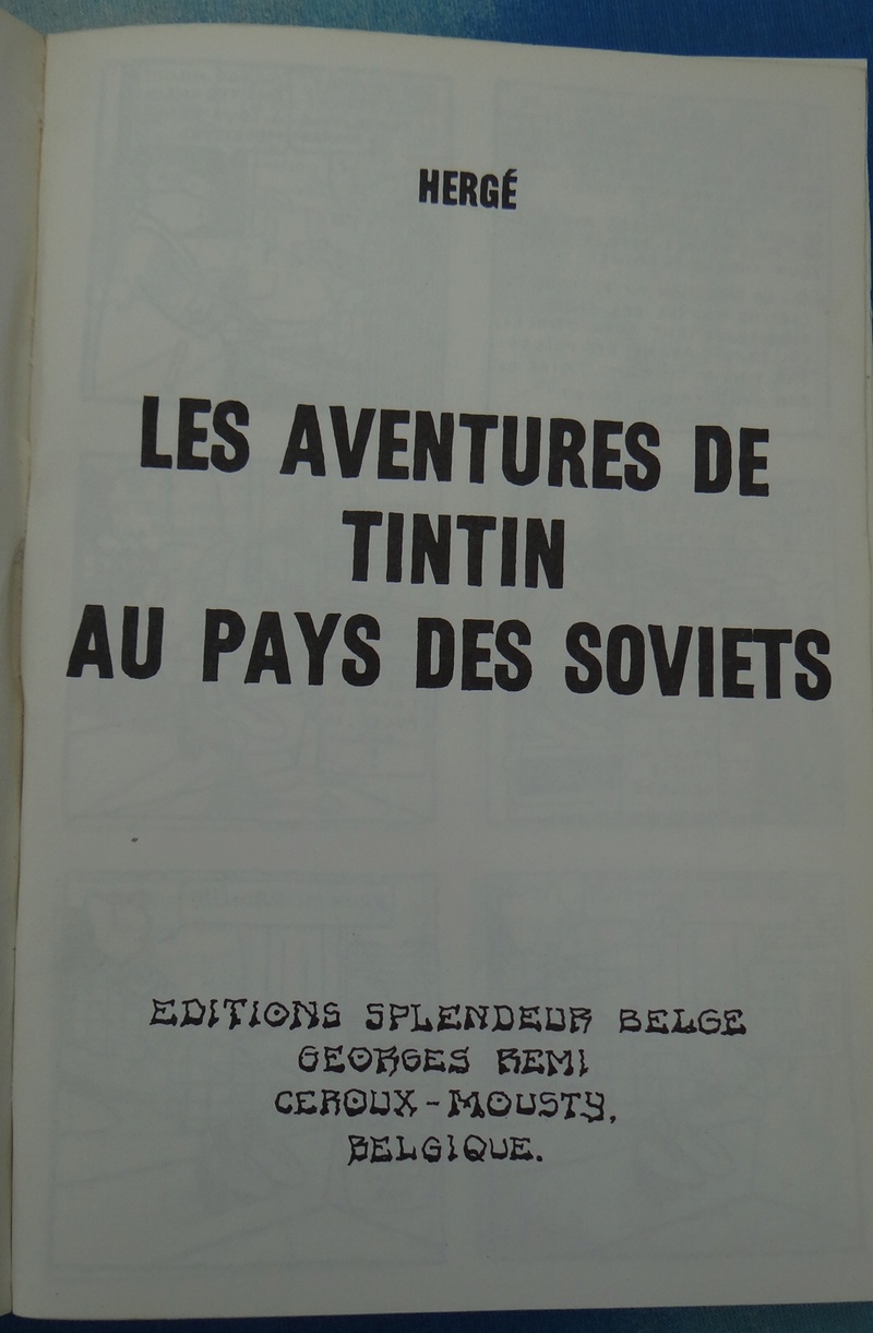 La grande histoire des aventures de Tintin. - Page 38 Dsc03519