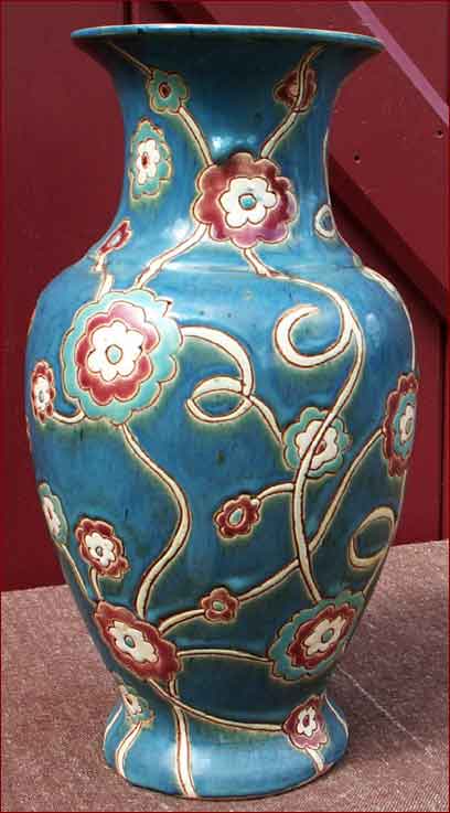 Vase japonisant no Longwy Vaseem10
