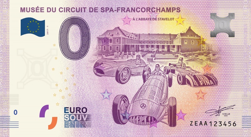 Billet Euro souvenirs (2016 à 2018) Zeaa110