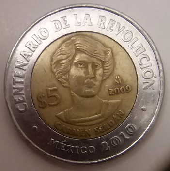Monedas mexicanas 20180441