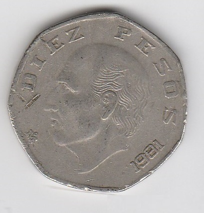 Monedas mexicanas Hidalg10