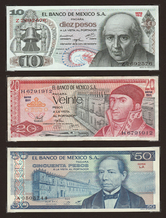 Billetes de México Mexico16