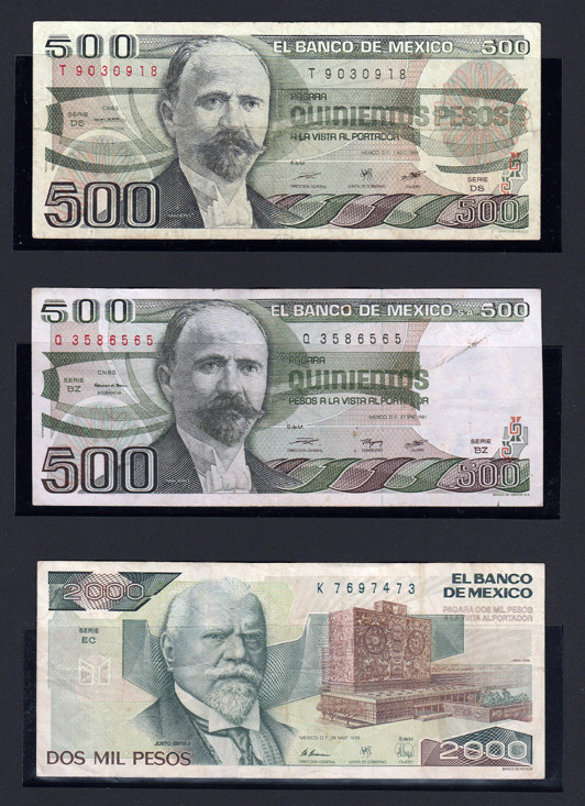 Billetes de México Mexico17