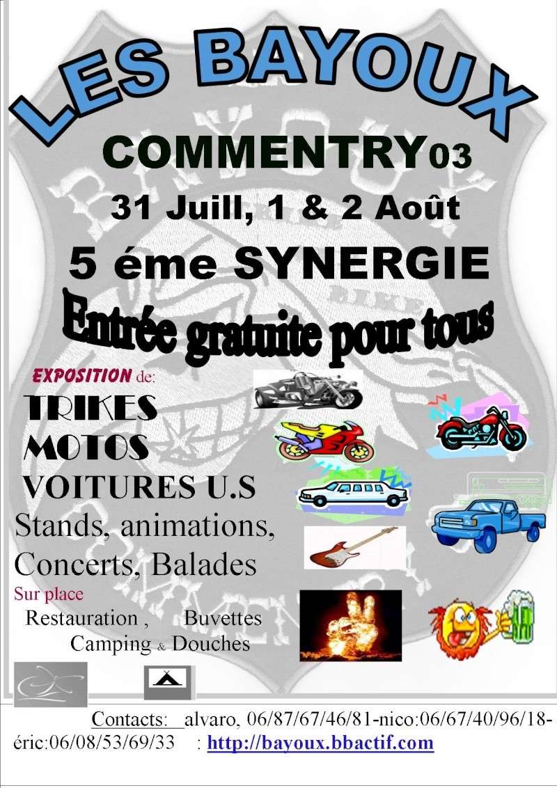 La Synergie des  Bayoux Affich10