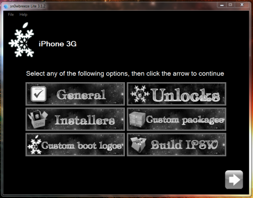 IPhone firmware 3.1.3 jailbreak OS pour iPhone 2G, 3G et 3GS Sn0wbr10