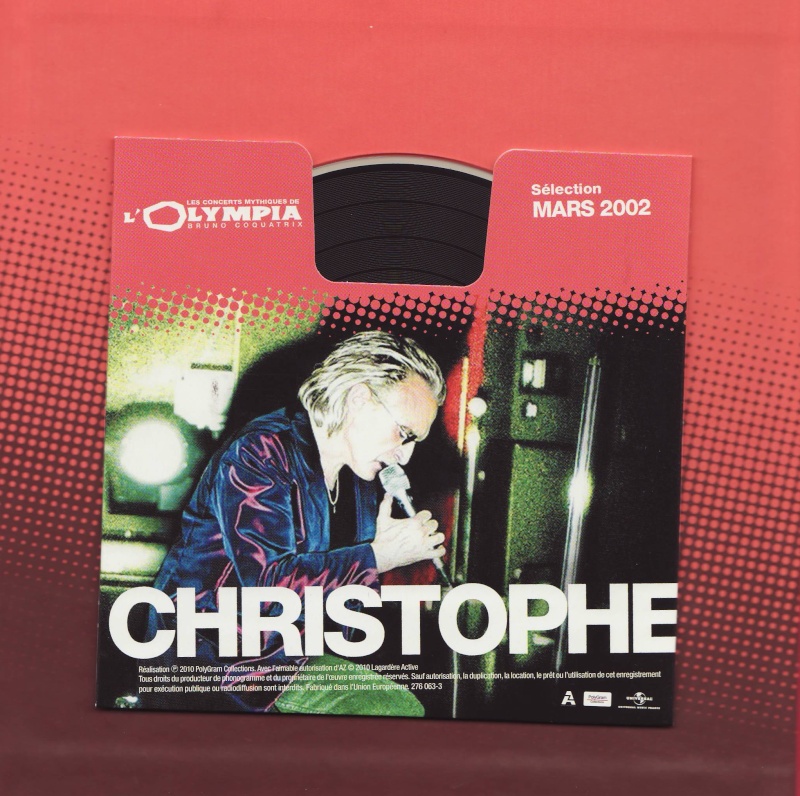 CD OLYMPIA " Christophe" " livre et photos Colection indite Mars 2002 Image041