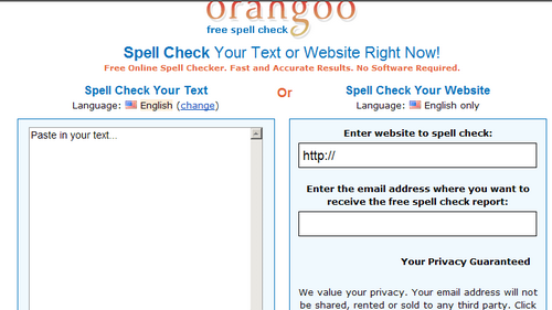 spell checker - spell check Orango10