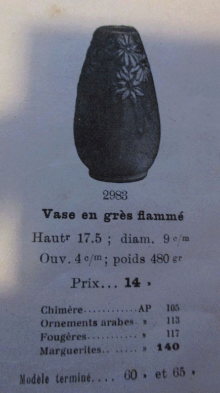 Vase en grès Art Nouveau -Jugenstill Captu101