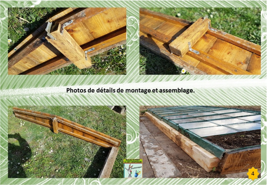 Tutoriel chassis de couche de jardin. Diapos42